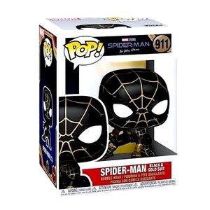 FUNKO POP! NIB Spider-Man Black & Gold Suit #911